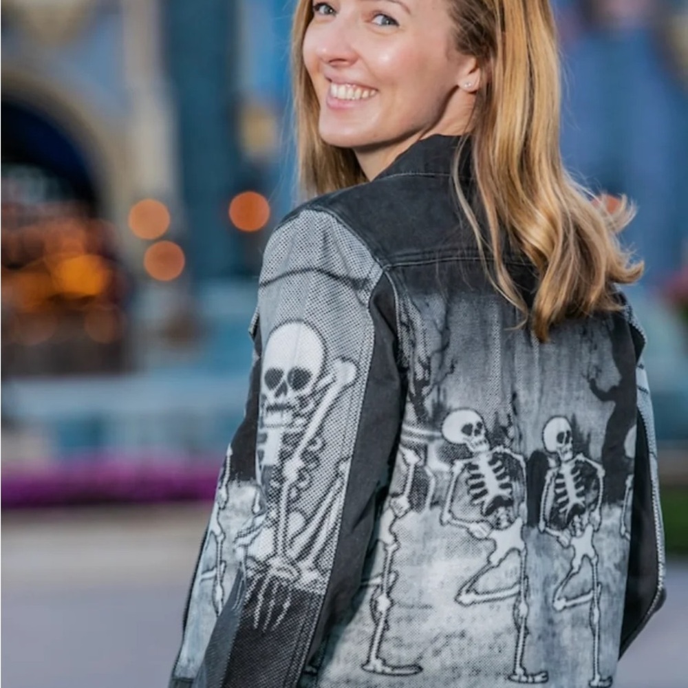 Disney Parks Skeleton Jacket - Worn Once